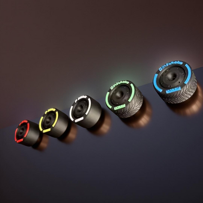 Mini Llantas F1 - Imán Decorativo